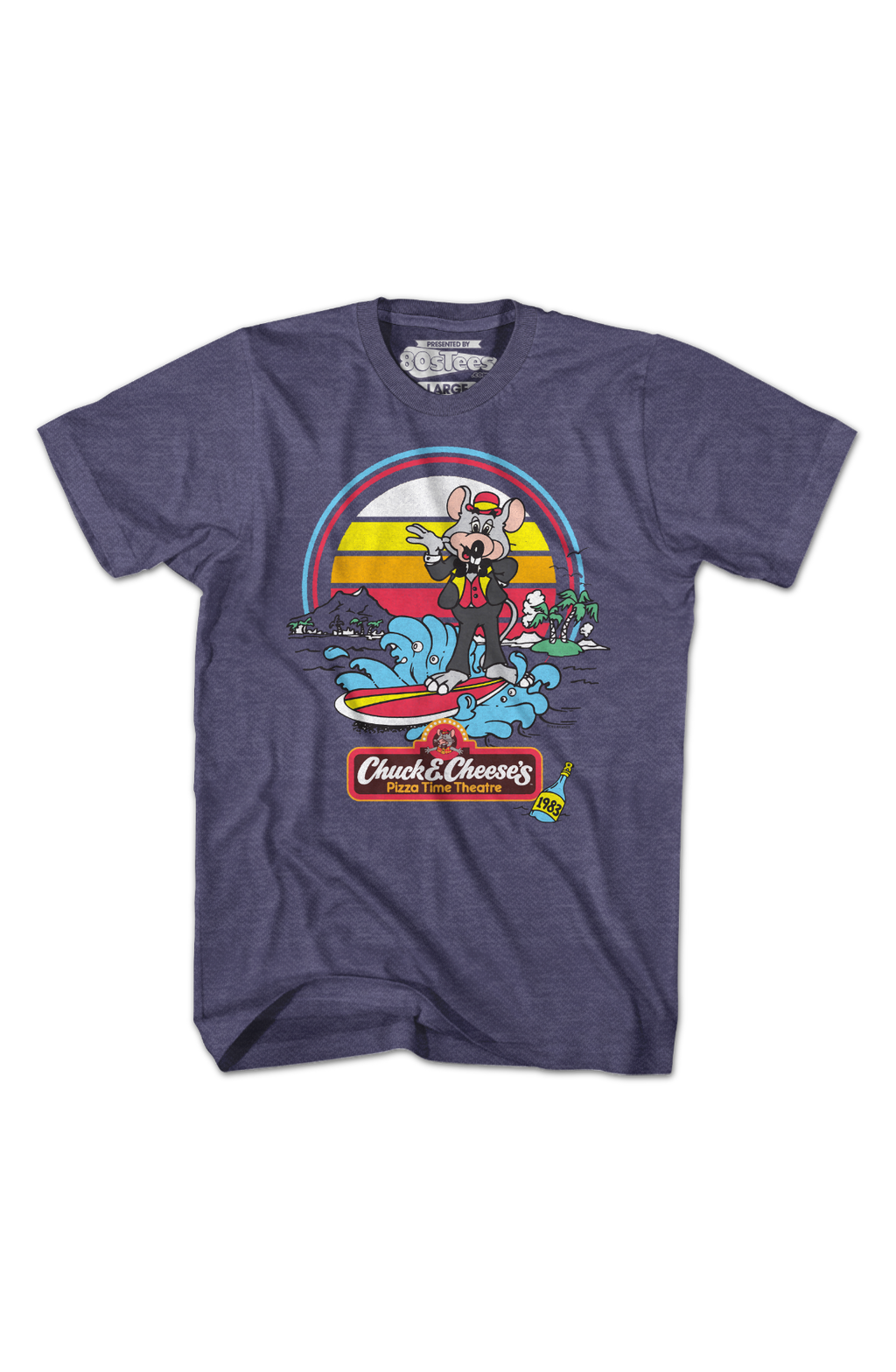 Surfing Chuck E. Cheese T-Shirt product image 2