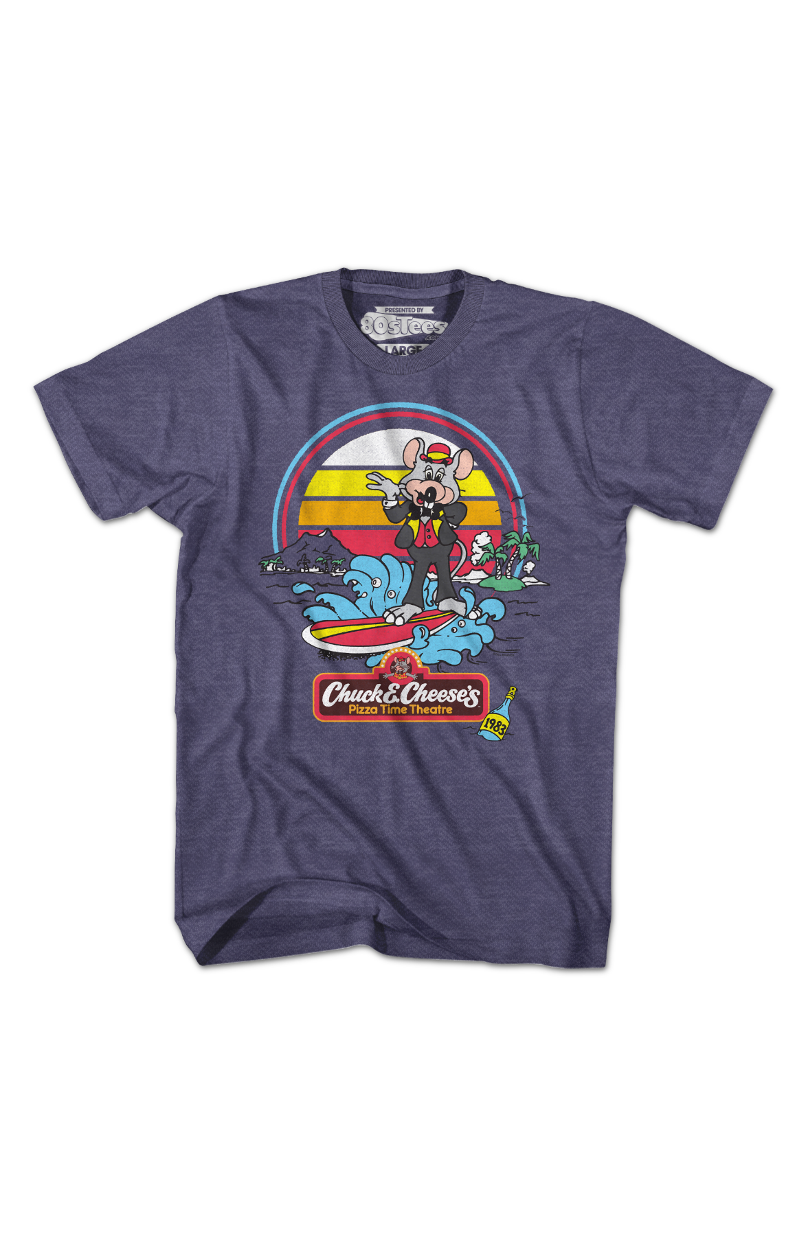 Surfing Chuck E. Cheese T-Shirt product image 2