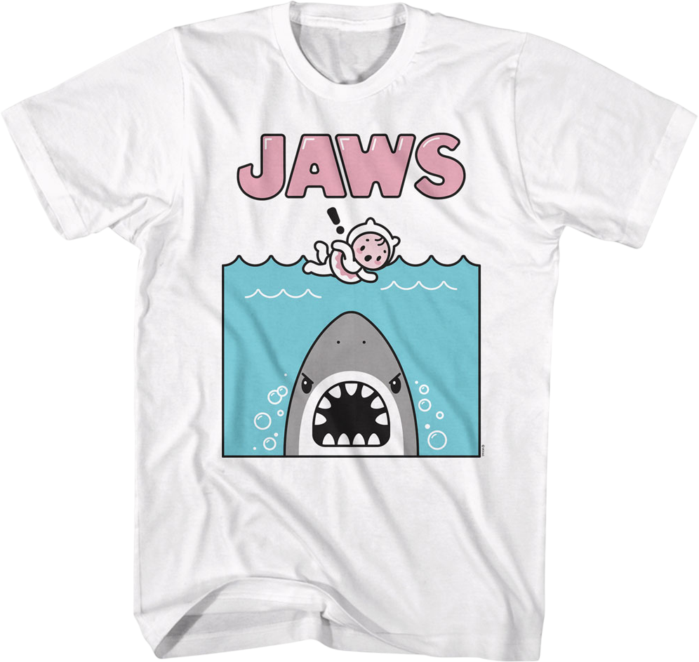 Kawaii Swimmer Jaws T-Shirt product image 1