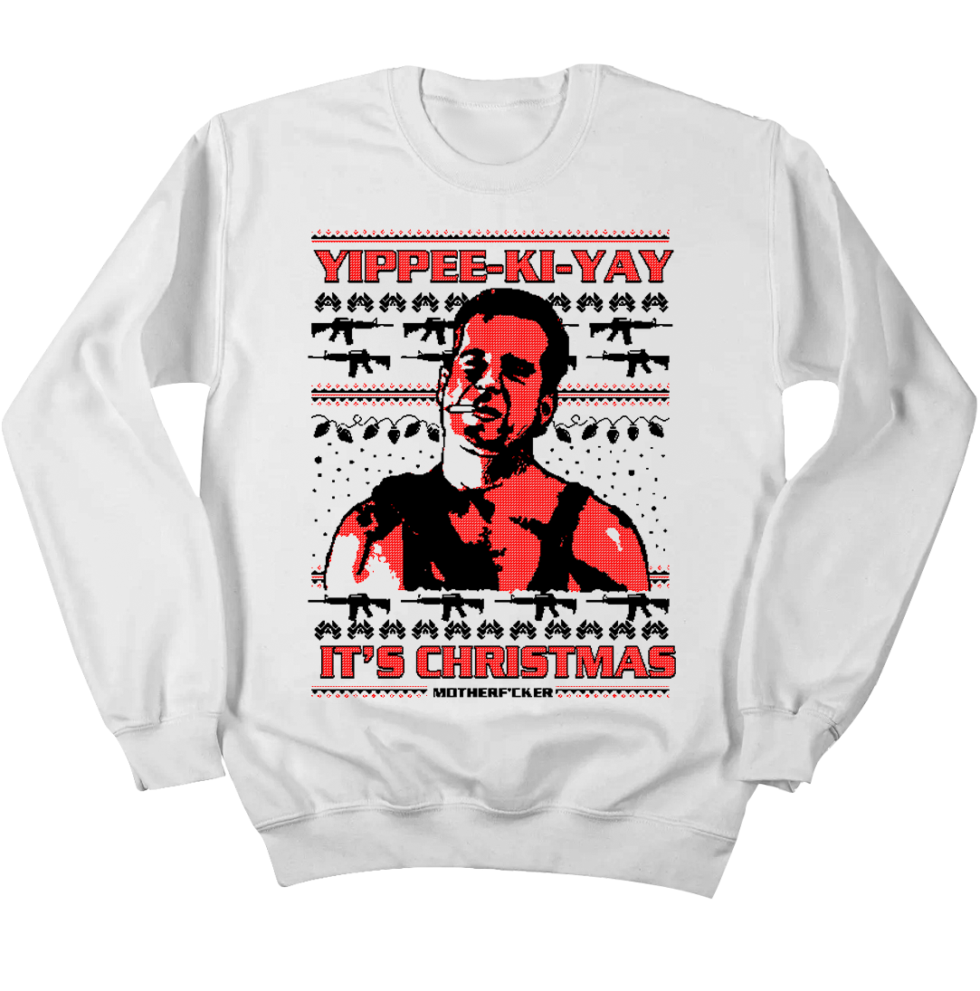 Yippee-Ki-Yay Ugly Christmas Sweatshirt product image 1