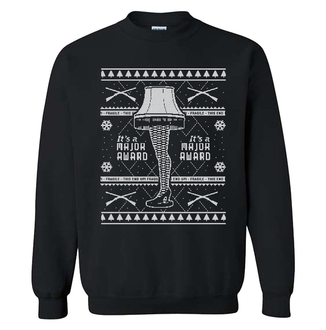 Leg Lamp Ugly Christmas Sweatshirt product image 1
