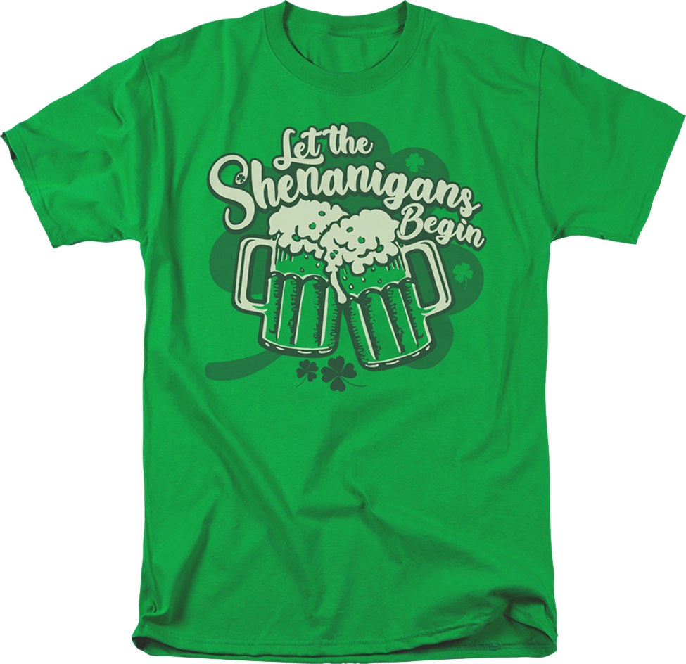 Let The Shenanigans Begin St. Patrick's Day T-Shirt product image 1