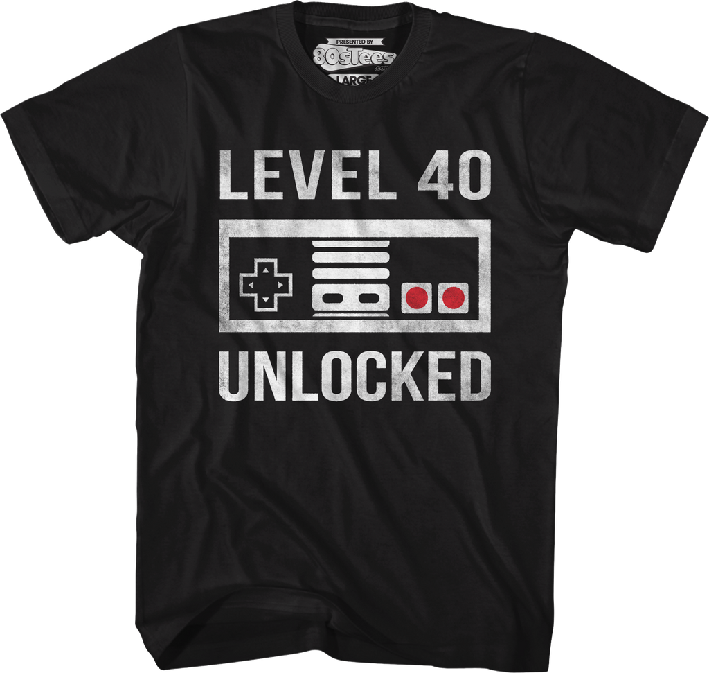 Level 40 Unlocked T-Shirt product image 1