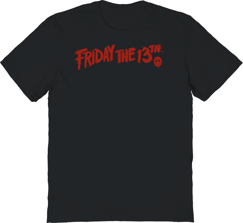 Logo & Hockey Mask Friday The 13th T-Shirt product image 1