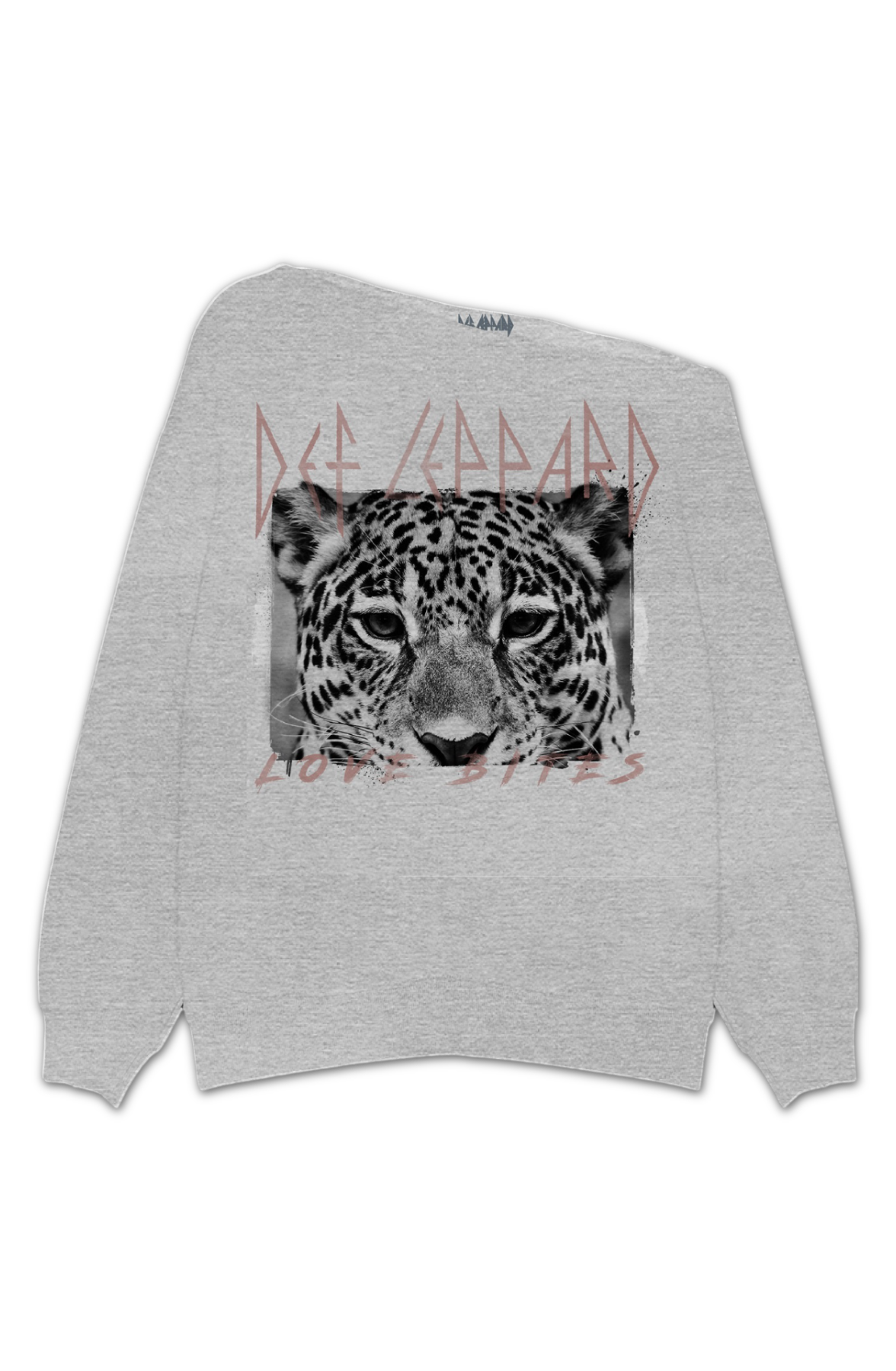Love Bites Def Leppard Off The Shoulder Sweatshirt product image 2