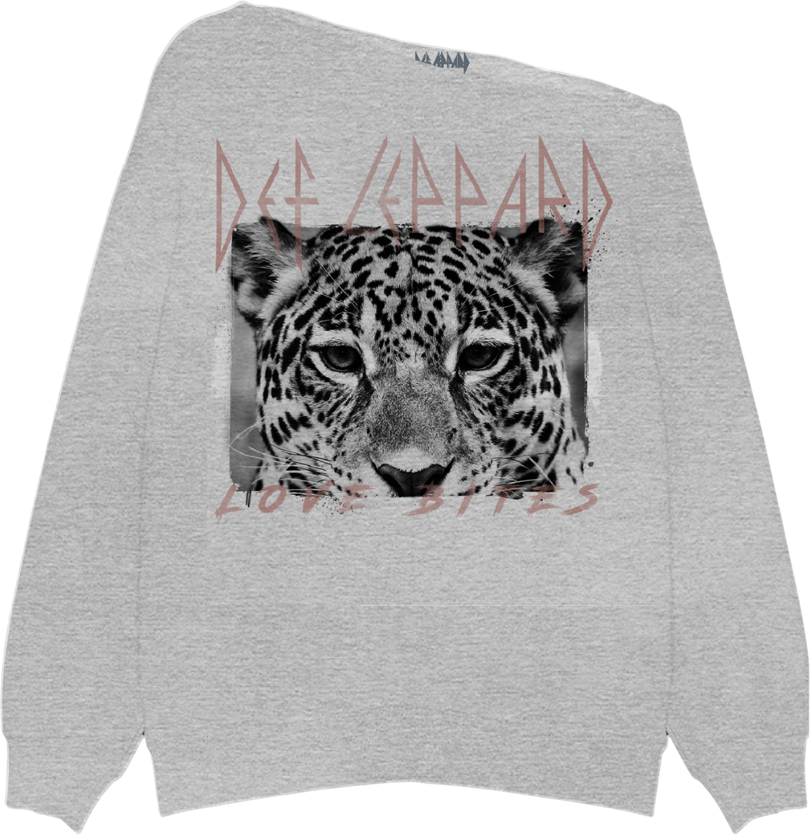 Love Bites Def Leppard Off The Shoulder Sweatshirt product image 1