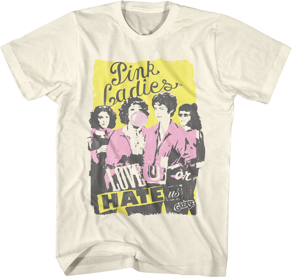 Love Us Or Hate Us Pink Ladies Grease T-Shirt product image 1