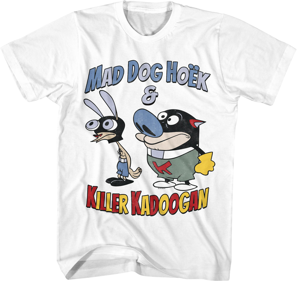 Mad Dog Höek & Killer Kadoogan Ren And Stimpy T-Shirt product image 1