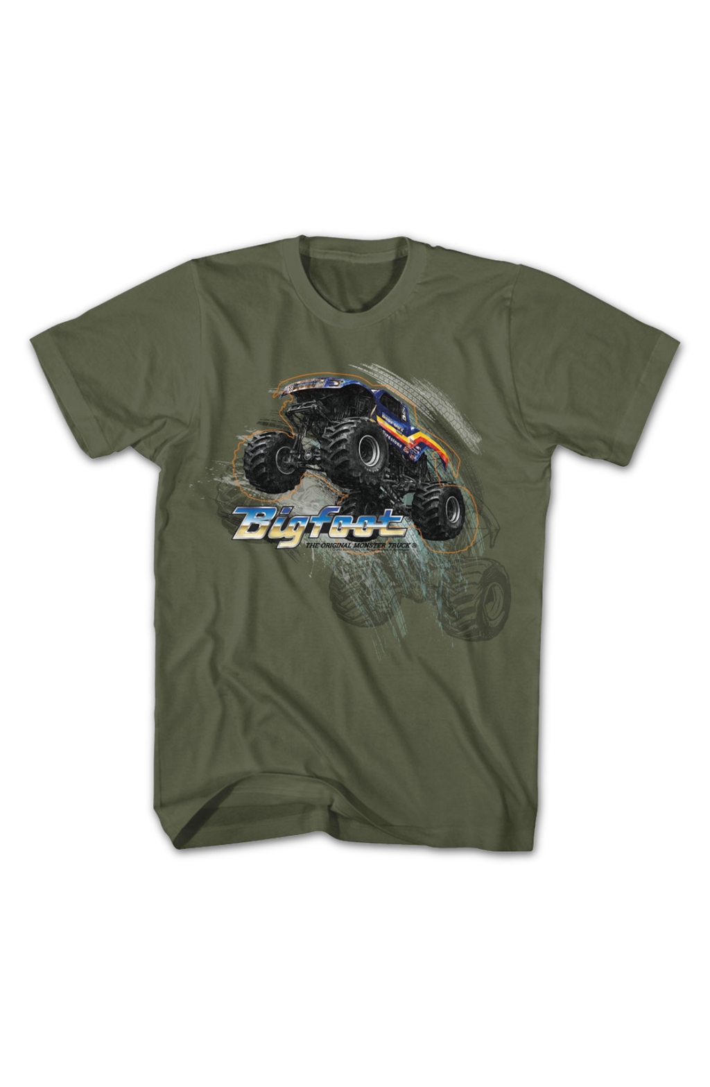 Monster Truck Jump Bigfoot T-Shirt product image 2