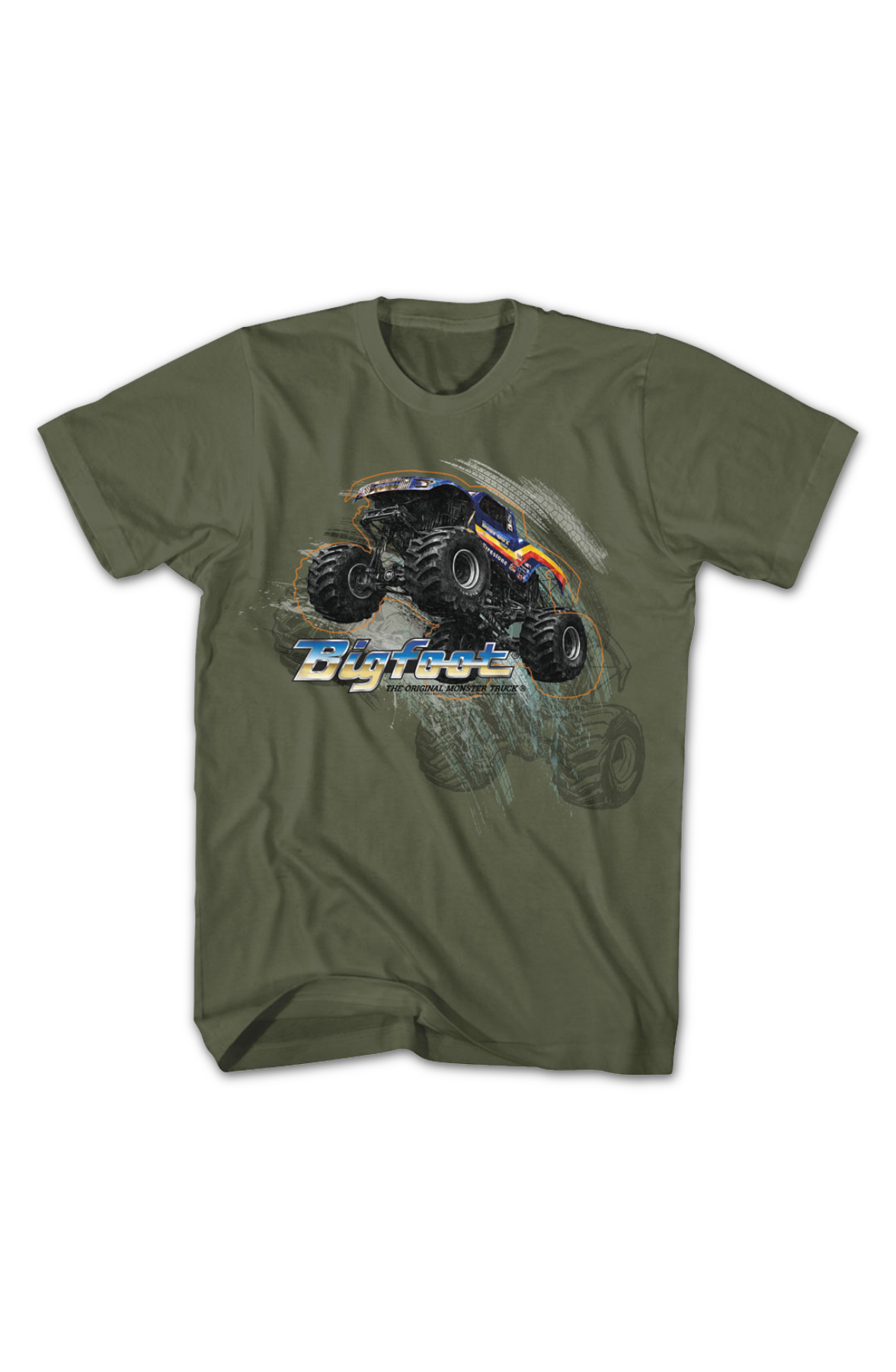 Monster Truck Jump Bigfoot T-Shirt product image 2