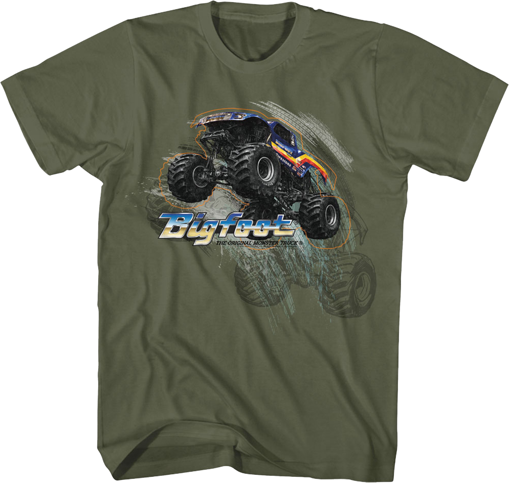 Monster Truck Jump Bigfoot T-Shirt product image 1
