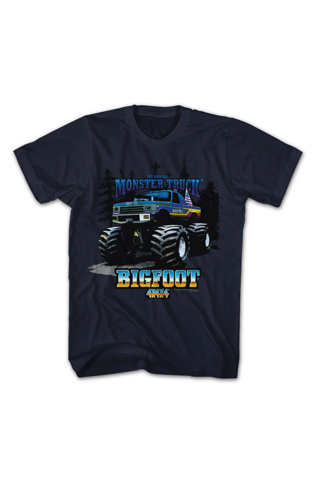 Monster Truck Wilderness Bigfoot T-Shirt product image 2