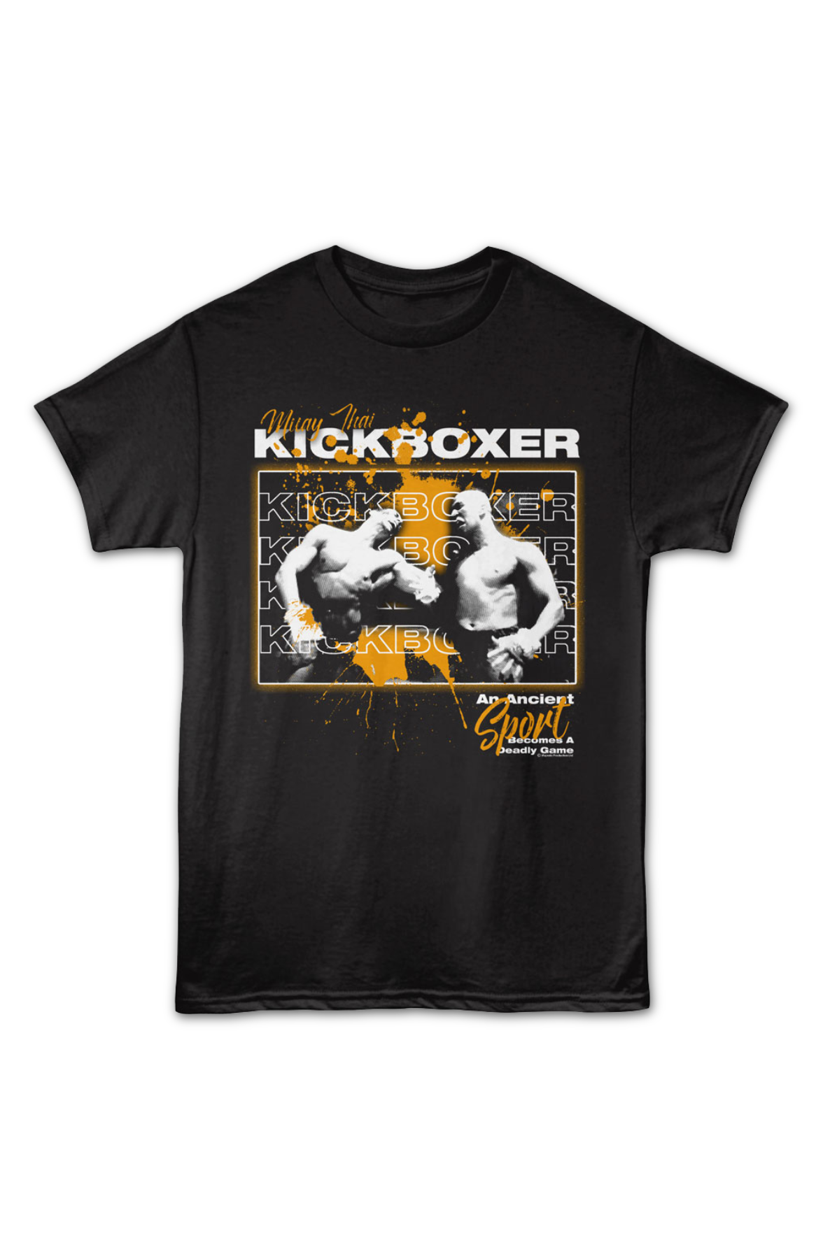 Muay Thai Paint Splatter Kickboxer T-Shirt product image 2