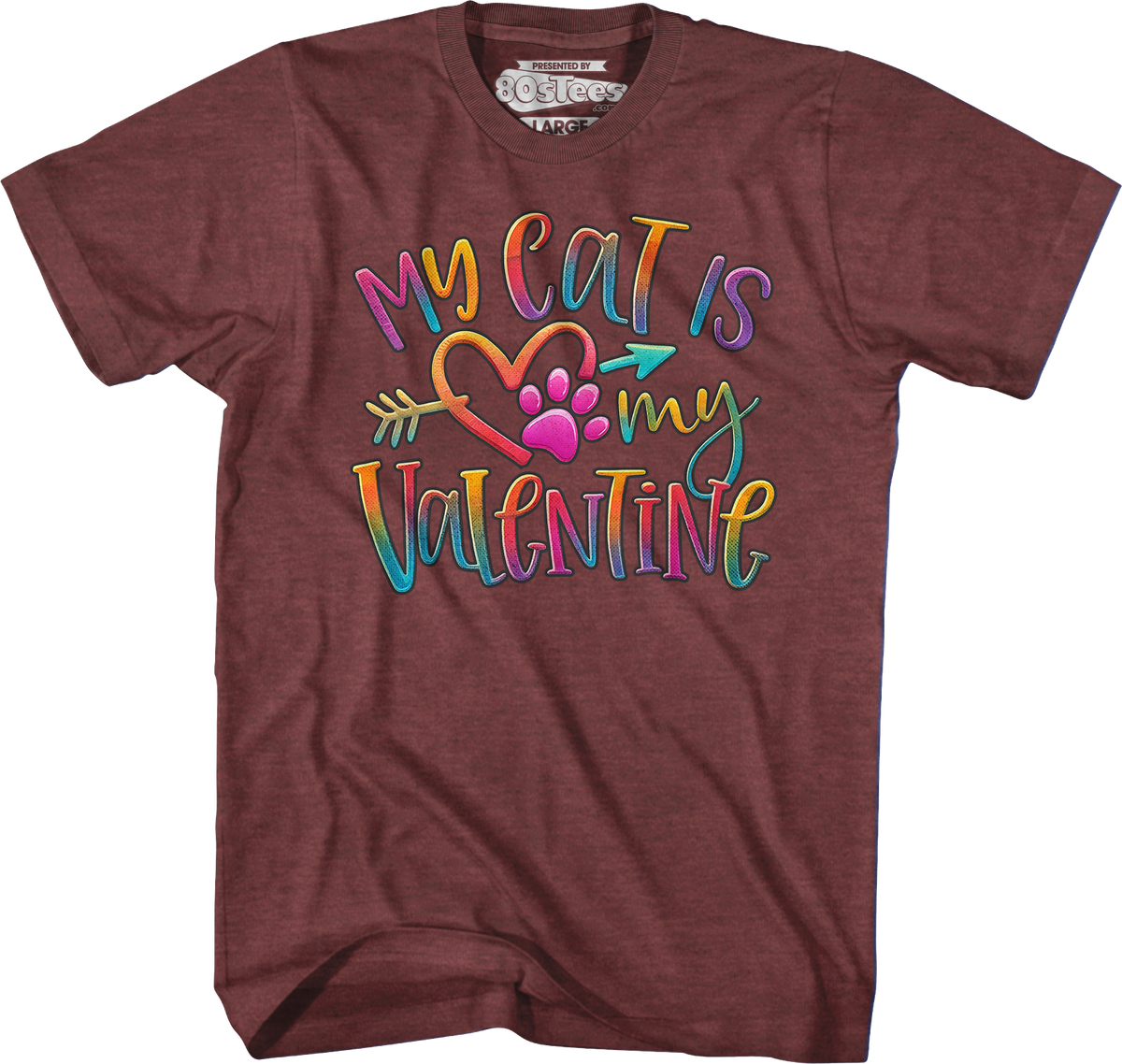 My Cat Is My Valentine T-Shirt product image 4