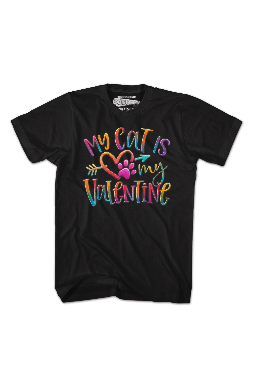 My Cat Is My Valentine T-Shirt product image 2