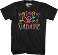 My Dog Is My Valentine T-Shirt product image 1