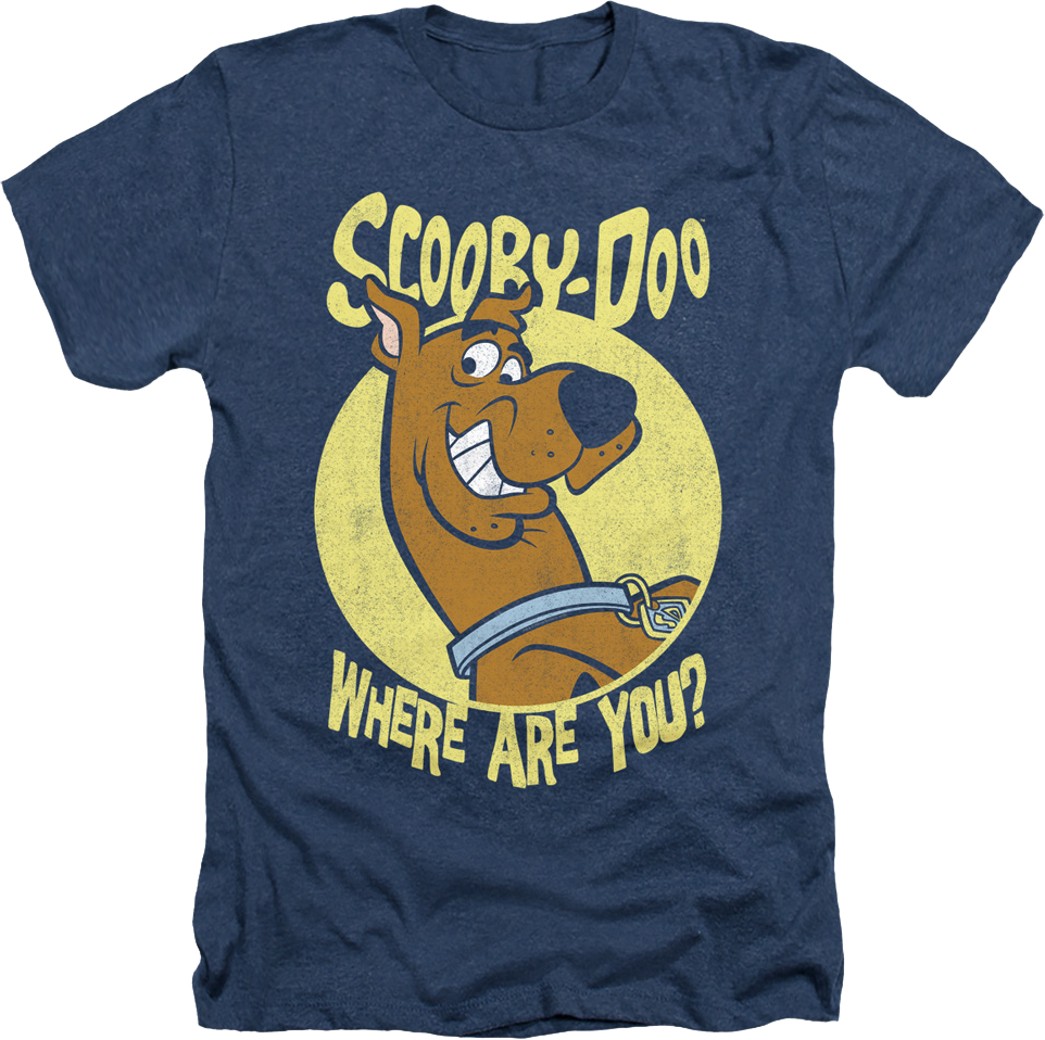 Navy Heather Scooby-Doo Where Are You T-Shirt product image 1