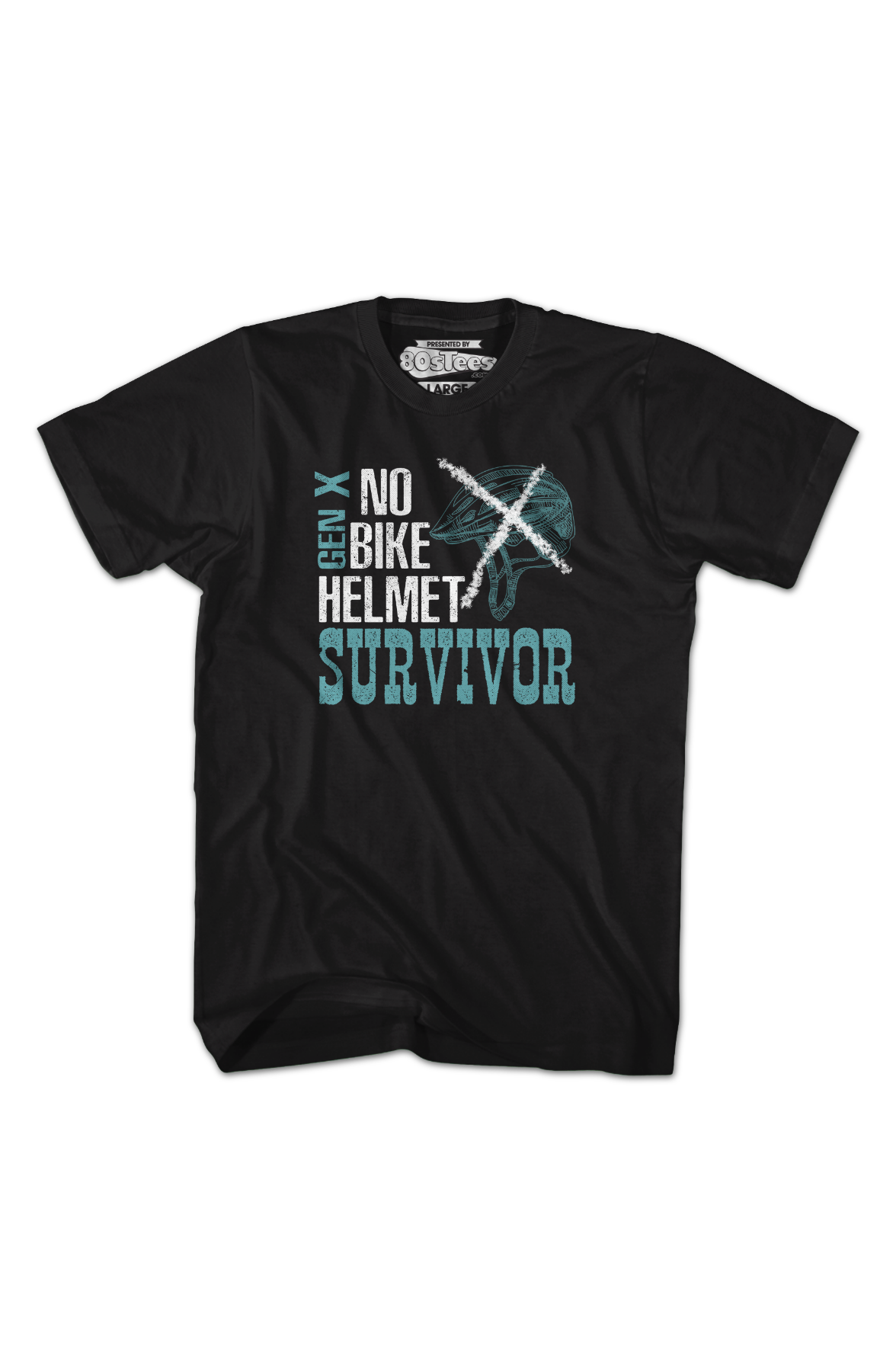 No Bike Helmet Survivor T-Shirt product image 2