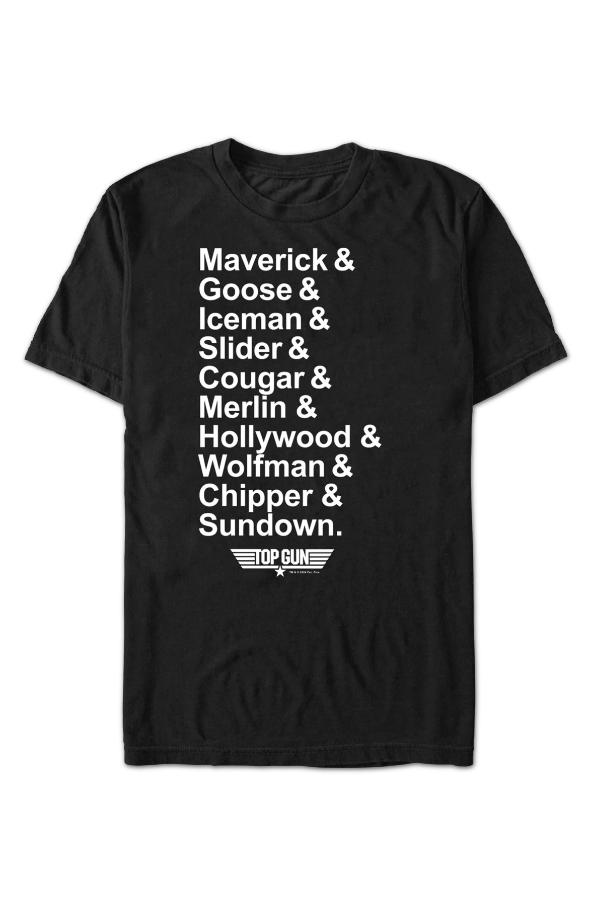 Pilot Names Top Gun T-Shirt product image 2