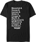 Pilot Names Top Gun T-Shirt product image 1