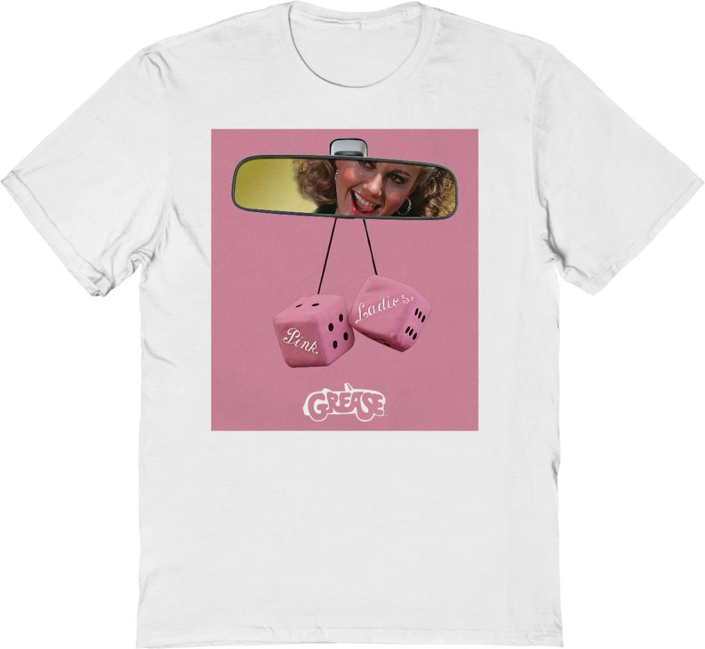 Pink Ladies Mirror Dice Grease T-Shirt product image 1