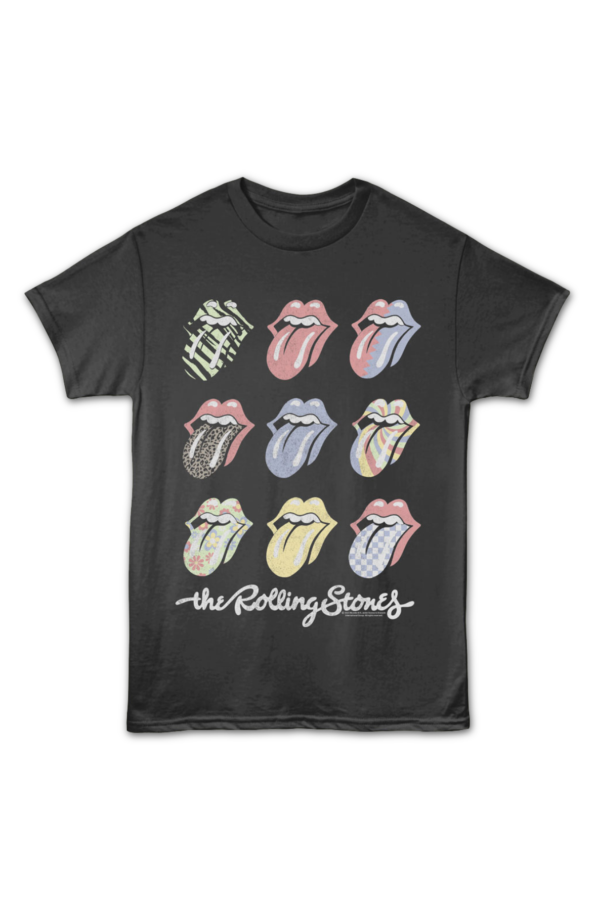 Pop Art Tongues Rolling Stones T-Shirt product image 2