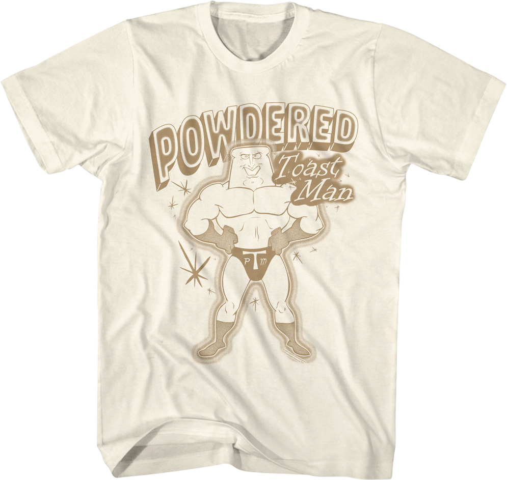Powdered Toast Man Ren And Stimpy T-Shirt product image 1