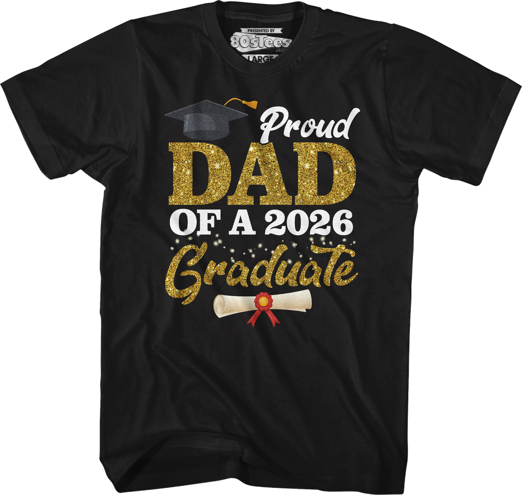 Proud Dad Of A 2026 Graduate T-Shirt product image 1