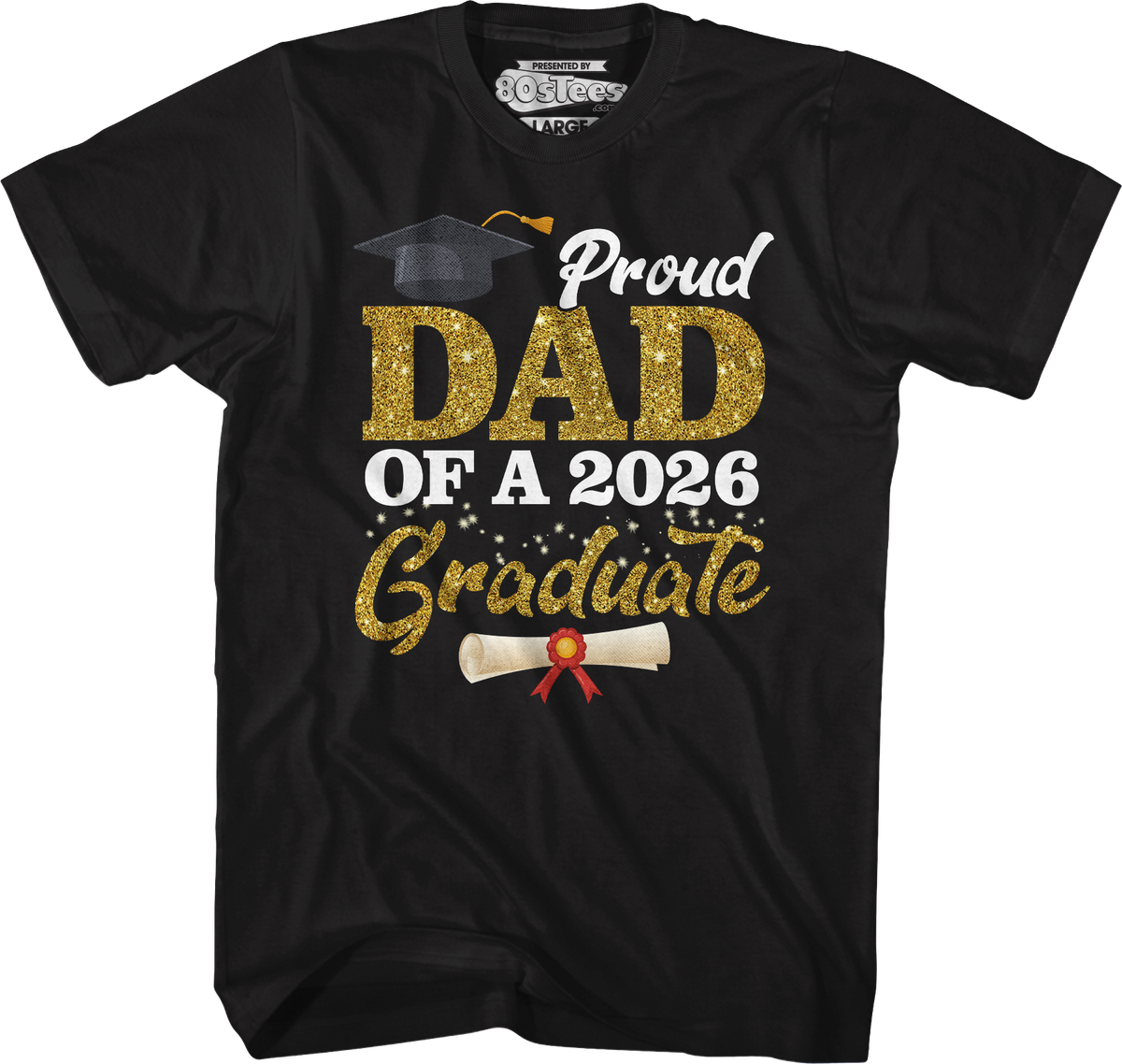 Proud Dad Of A 2026 Graduate T-Shirt product image 1
