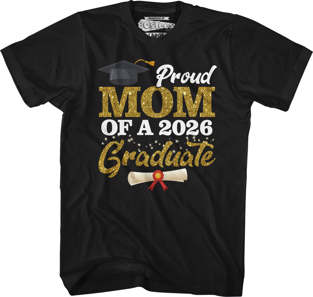 Proud Mom Of A 2026 Graduate T-Shirt product image 1