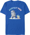 R2-D2 & Grogu Perfect Duo The Mandalorian Star Wars T-Shirt product image 1