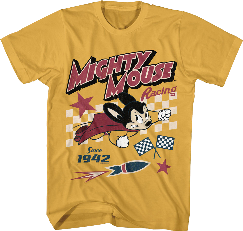 Racing Since 1942 Mighty Mouse T-Shirt product image 1