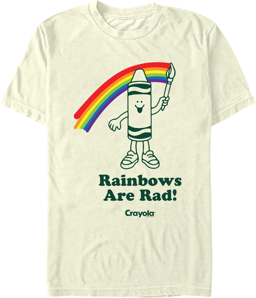 Rainbows Are Rad Crayola T-Shirt product image 1