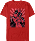 Red Deadpool Heart Hands Marvel Comics T-Shirt product image 1