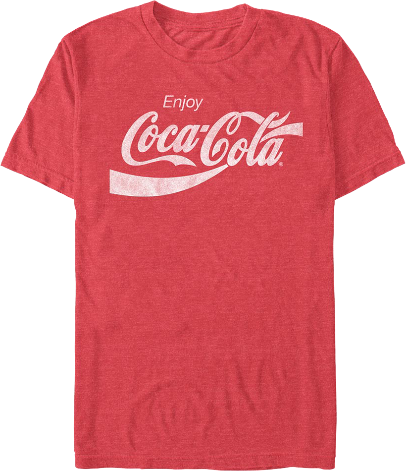 Red Enjoy Coca-Cola T-Shirt product image 1