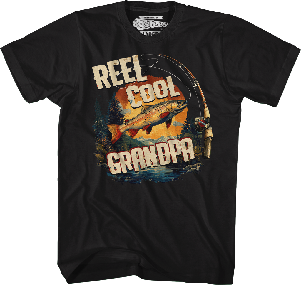 Reel Cool Grandpa T-Shirt product image 1