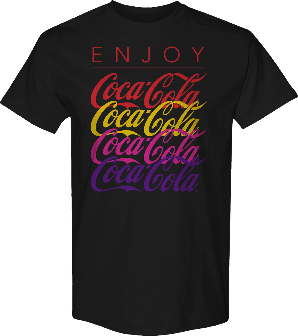 Repeating Logo Enjoy Coca-Cola T-Shirt product image 1