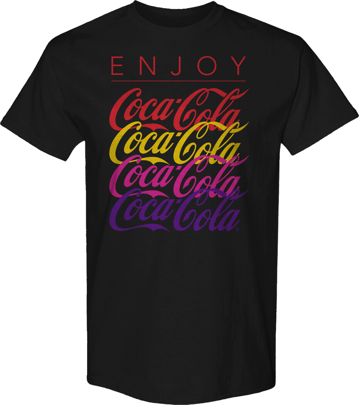 Repeating Logo Enjoy Coca-Cola T-Shirt product image 1