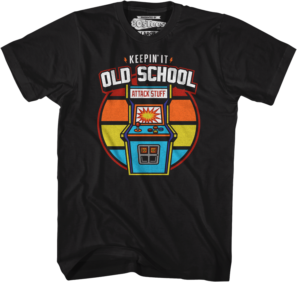 Retro Arcade Game Keepin' It Old School T-Shirt product image 1