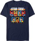 Retro Cast Table Star Trek T-Shirt product image 1