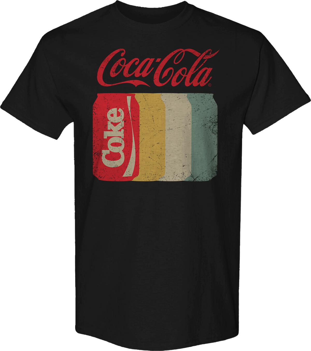 Retro Coke Can Reverberation Coca-Cola T-Shirt product image 1