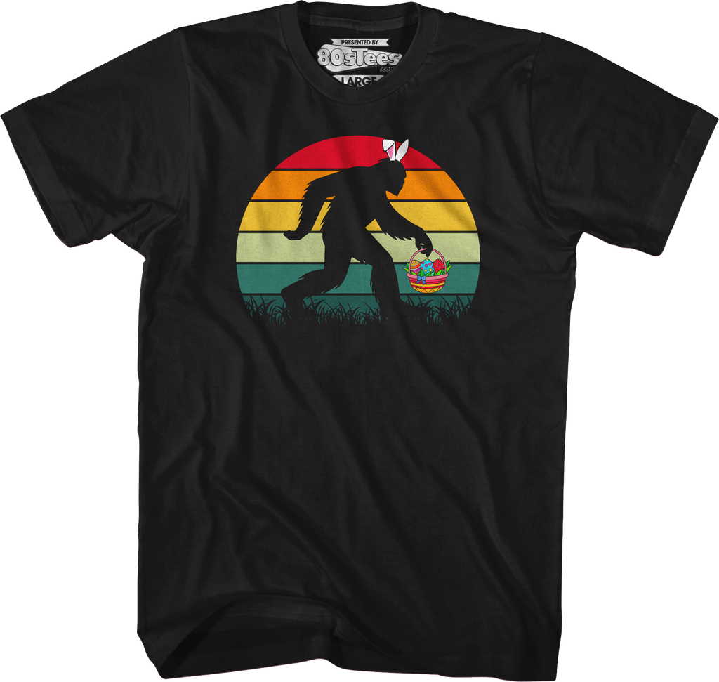 Retro Easter Bigfoot T-Shirt product image 1