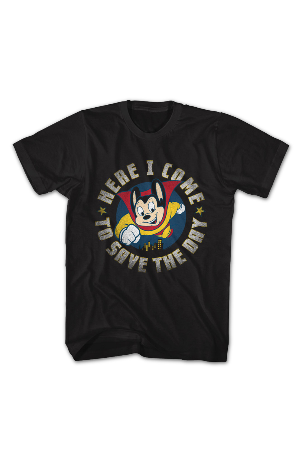 Retro Here I Come To Save The Day Mighty Mouse T-Shirt product image 2