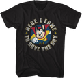 Retro Here I Come To Save The Day Mighty Mouse T-Shirt product image 1