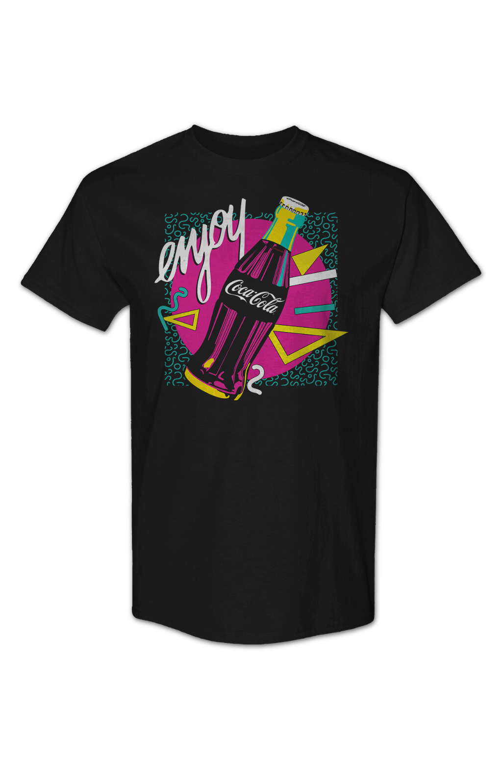 Retro Shapes Enjoy Coca-Cola T-Shirt product image 2