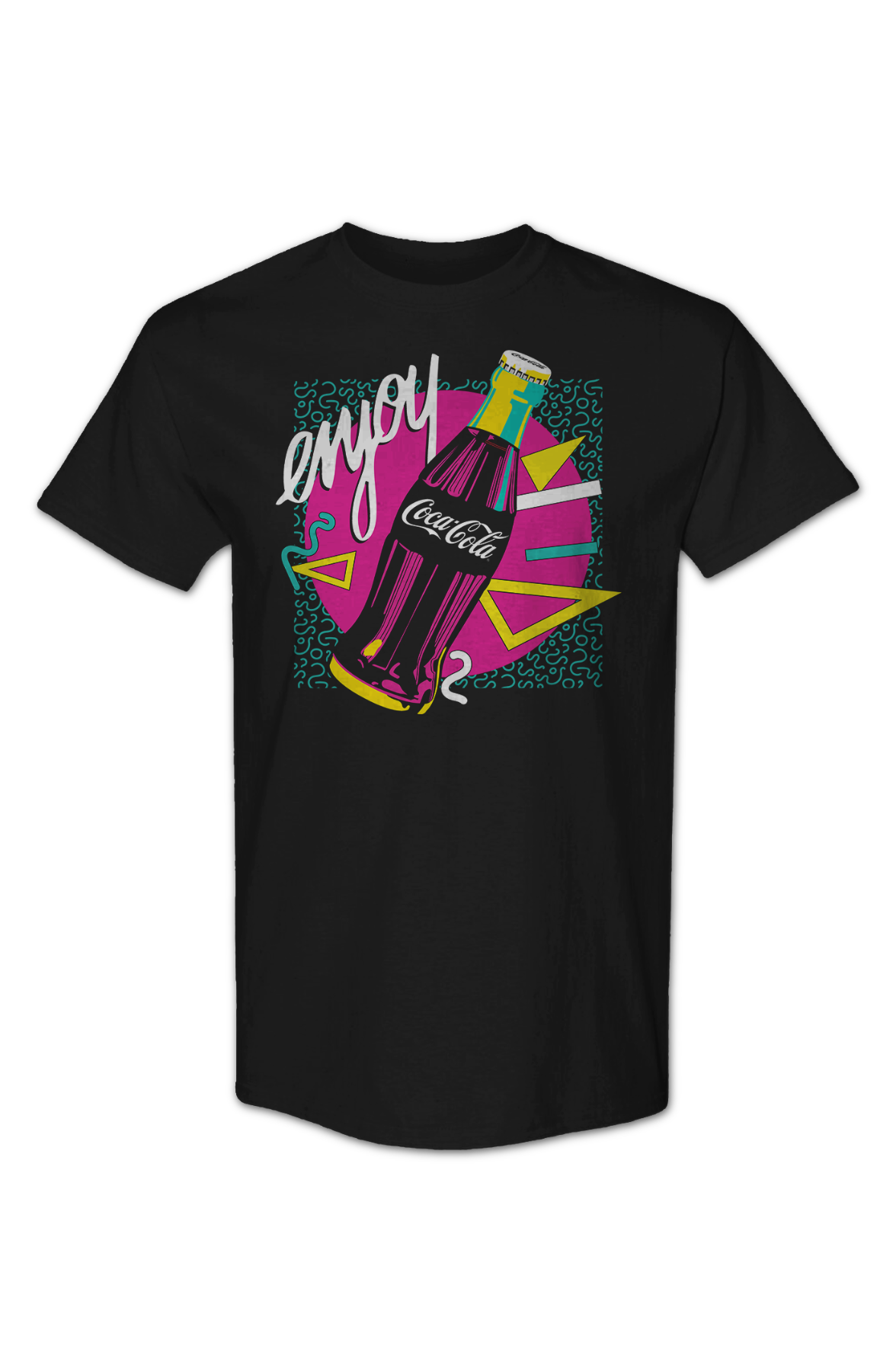 Retro Shapes Enjoy Coca-Cola T-Shirt product image 2