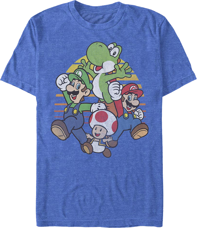 Retro Super Mario Bros. Good Guys Nintendo T-Shirt product image 1