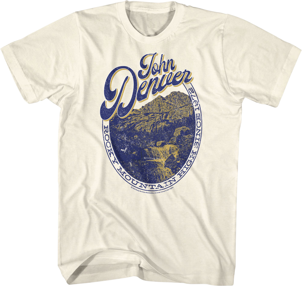 Rocky Mountain High Since 1972 John Denver T-Shirt product image 1
