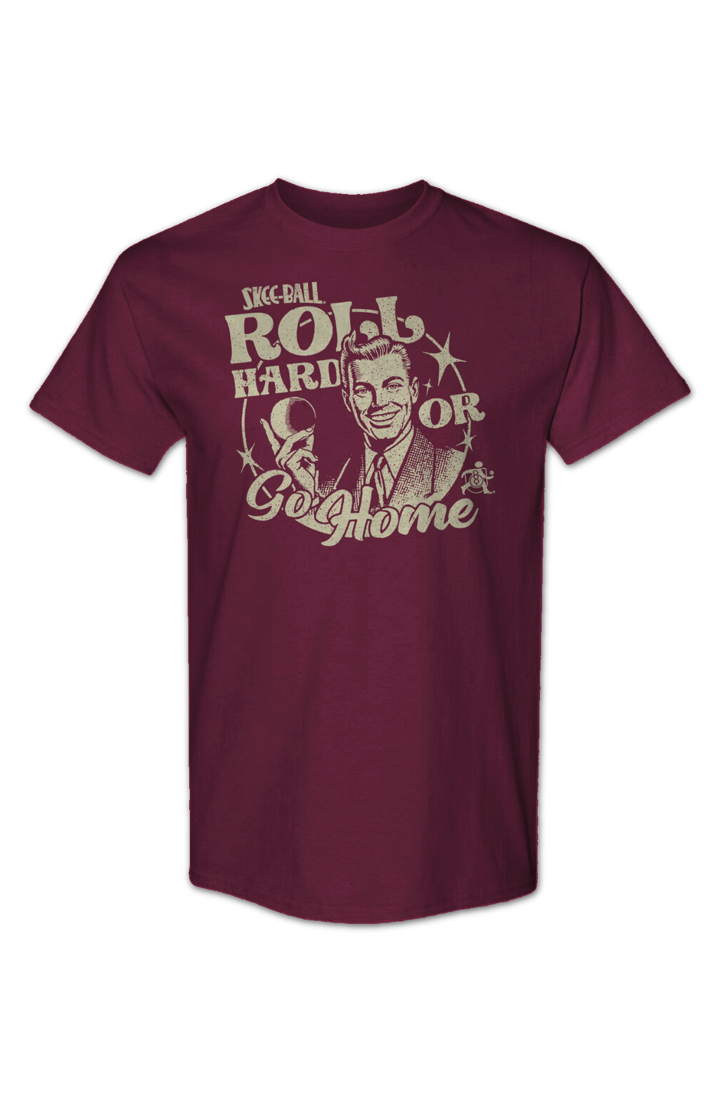 Roll Hard Or Go Home Skee-Ball T-Shirt product image 2