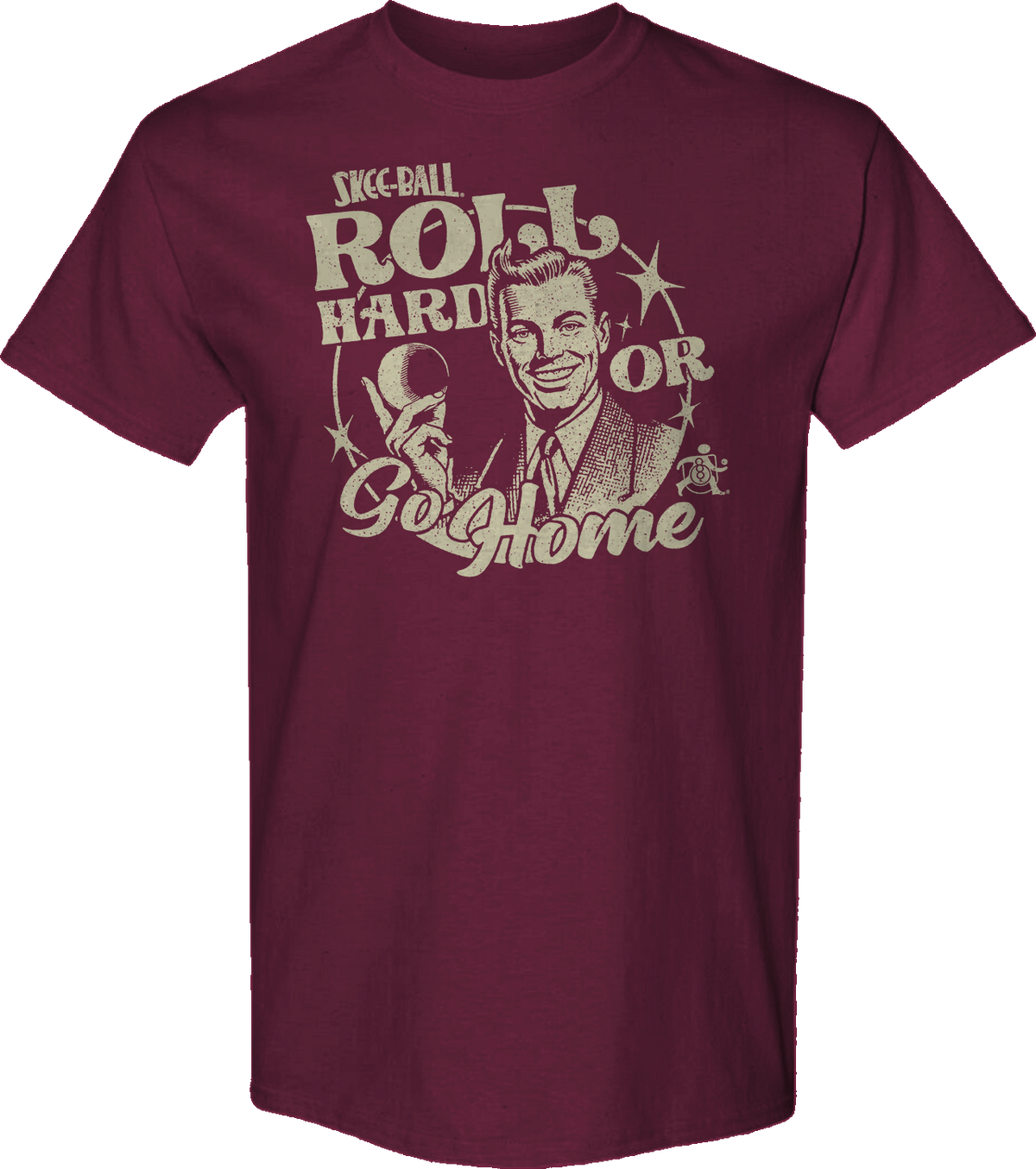 Roll Hard Or Go Home Skee-Ball T-Shirt product image 1